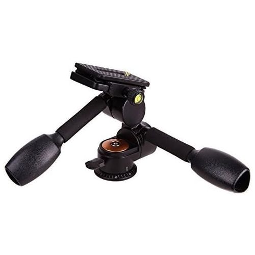  Koolehaoda 360°single Handle Hydraulic Damping Three-dimensional Ball Head with Quick Release Plate for Tripod Monopod