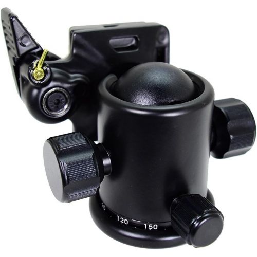  Koolehaoda 360°single Handle Hydraulic Damping Three-dimensional Ball Head with Quick Release Plate for Tripod Monopod