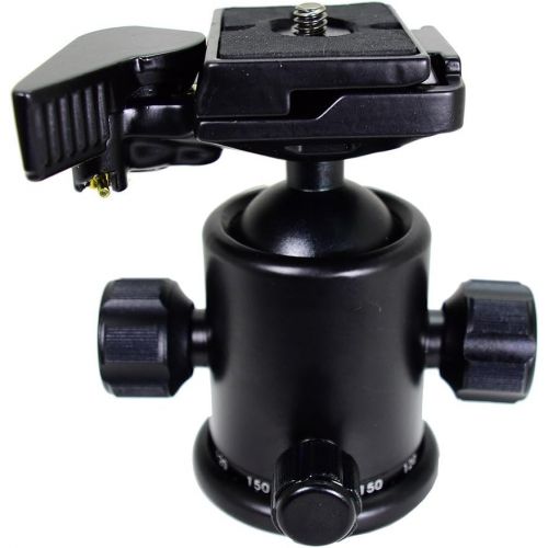  Koolehaoda 360°single Handle Hydraulic Damping Three-dimensional Ball Head with Quick Release Plate for Tripod Monopod