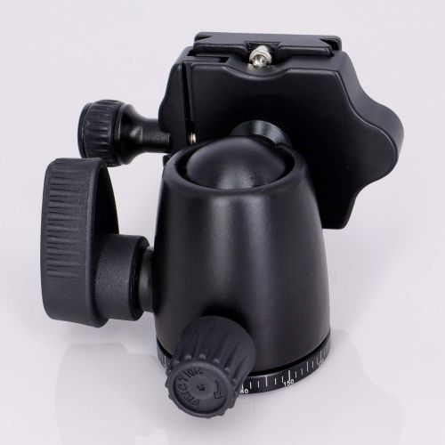  Koolehaoda 360°single Handle Hydraulic Damping Three-dimensional Ball Head with Quick Release Plate for Tripod Monopod