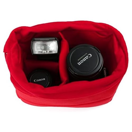  Koolertron Shockproof Camera Photo Bag for SLR SLR TLR Camera Insert Partition Padded Case for Sony Canon Nikon DSLR Shot Or Flash Light