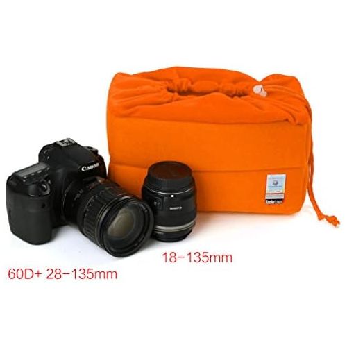  Koolertron Shockproof Camera/Photo Bag for SLR SLR TLR Camera Insert Partition Padded Case for Sony Canon Nikon DSLR Shot Or Flash Light