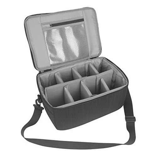  Koolertron Camera Case DSLR Camera Insert Bag Purse Universal Liner Lens Pouch Partition Protective Cover Waterproof Sleeve for Cannon/Nikon/Sony (Black)