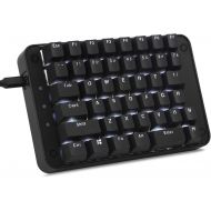 Koolertron Cherry MX Red Programmable Gaming Keypad, Mechanical Gaming Keyboard with 43 Programmable Keys, Single-Handed Keypad Macro Setting, Golden Backlit Can be Turned Off