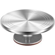 Kootek Aluminium Alloy Revolving Cake Stand 12 Inch Rotating Cake Turntable for Cake, Cupcake Decorating Supplies