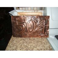 KopperKitty Dragonfly Copper House Number Plaque