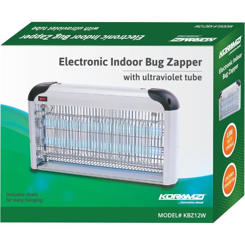  Koramzi Electronic Indoor Fly and Bug Zapper Insect Killer Exterminates All Insect Pests for Residential and Commercial Use (12W)