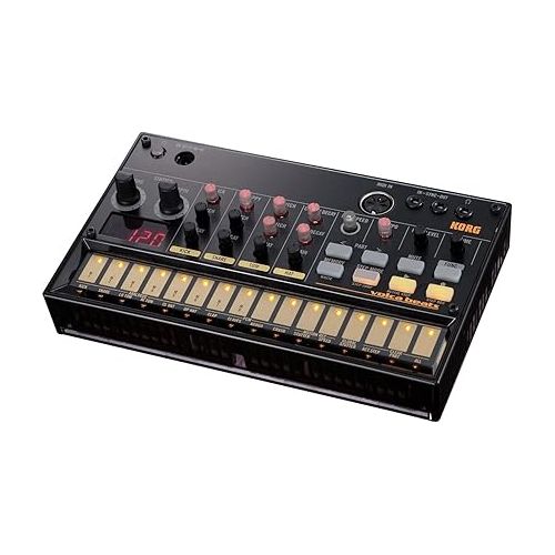  Korg, 16-Key Synthesizer (VOLCABEATS),Black