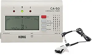 Korg (korugu) kuromatikku Tuner Ca - 50 + Contact Microphone cm - 300 - WHBK Set