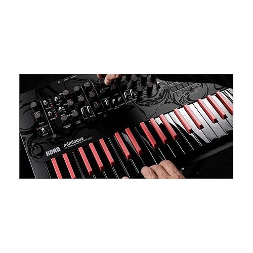  Korg miniloguebass 4-voice Polyphonic Analog Synthesizer