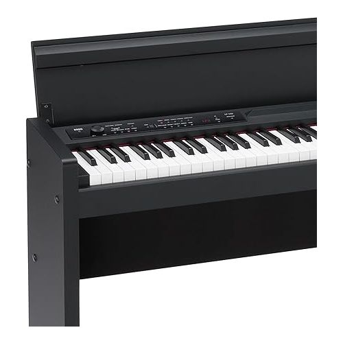  KORG, LP-380U Digital Home Piano with 88-Key Fully Weighted Keyboard, Built-in Speakers, Furniture Stand, and 3-Pedal Unit (LP-380-BK-U)