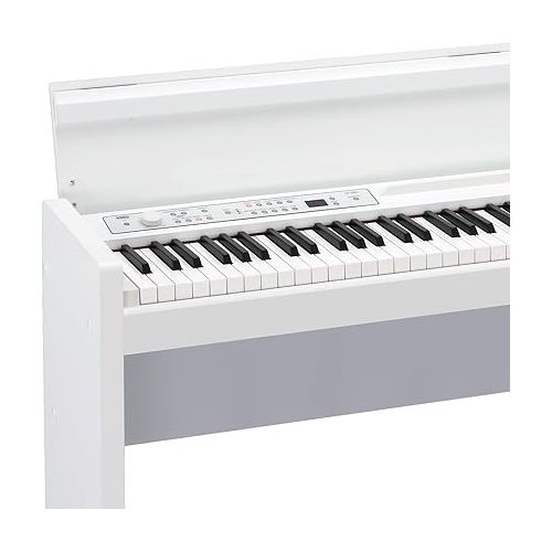  KORG LP-380U Digital Home Piano with 88-Key Fully Weighted Keyboard, Built-in Speakers, Furniture Stand, and 3-Pedal Unit (LP-380-WH U)