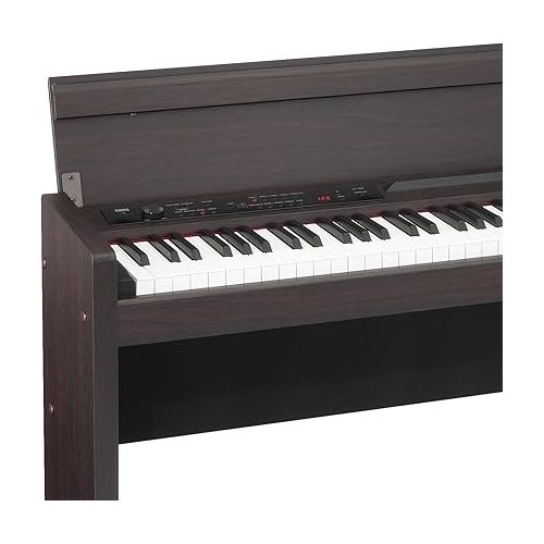  KORG, LP-380U Digital Home Piano with 88-Key Fully Weighted Keyboard, Built-in Speakers, Furniture Stand, and 3-Pedal Unit (LP-380-RW-U)