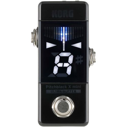  Korg Pitchblack X Mini Compact Pedal Tuner