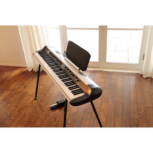  Korg SV-2S 88-Key Vintage Stage Piano with Speaker System (Creme)