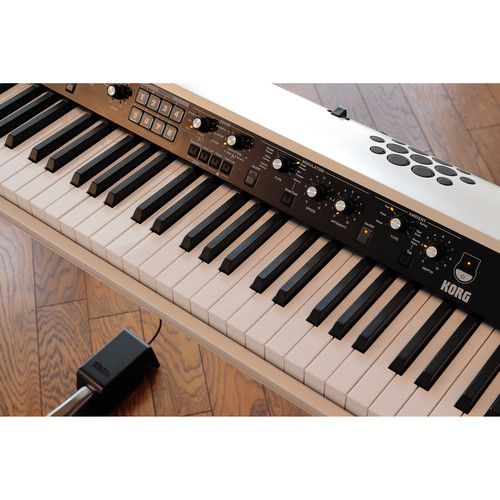  Korg SV-2S 88-Key Vintage Stage Piano with Speaker System (Creme)