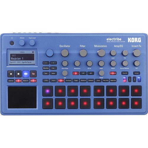  Korg Electribe Music Production Station with V2.0 Software (Blue)