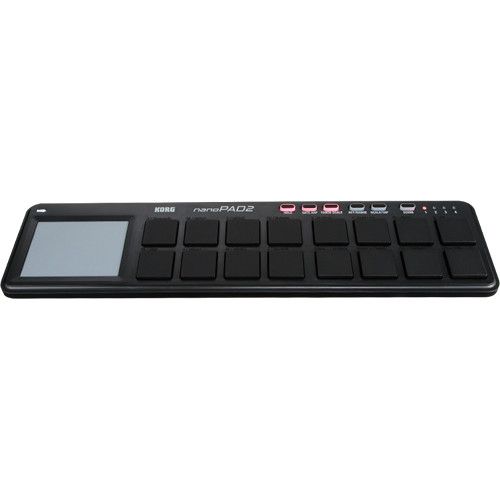  Korg nanoPAD2 Slimline USB MIDI Controller (Black)