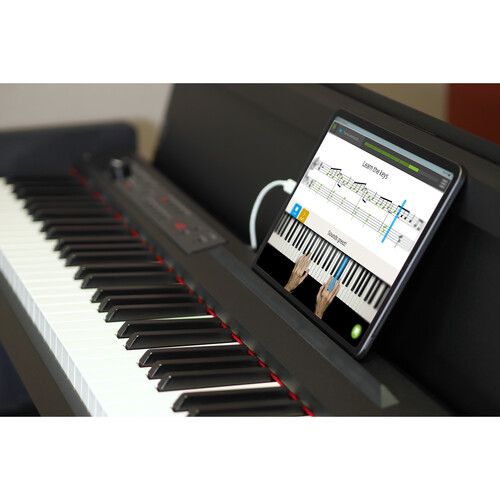  Korg LP-380U 88-Key Slim Digital Piano with Speakers (Black)