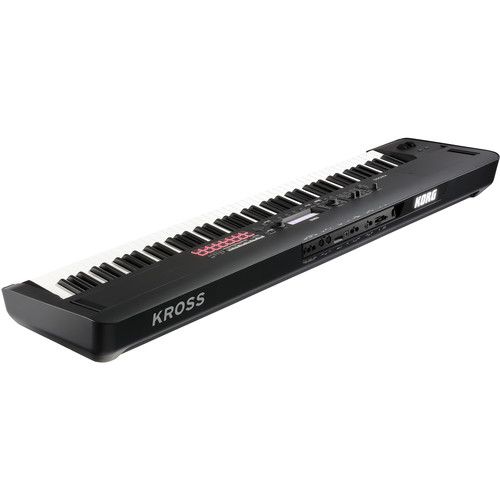  Korg KROSS 2-88 88-Key Synthesizer Workstation (Super Matte Black)