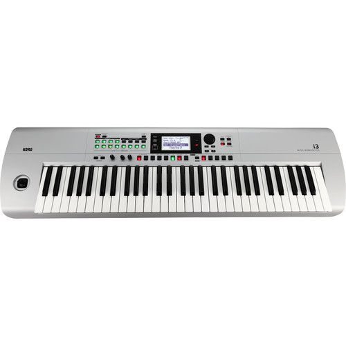  Korg i3 61-Key Music Workstation (Silver)