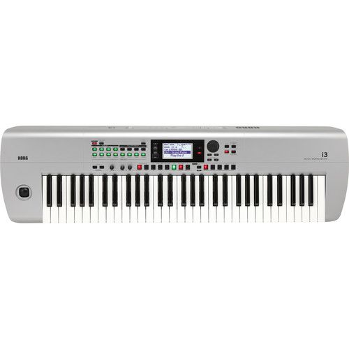  Korg i3 61-Key Music Workstation (Silver)