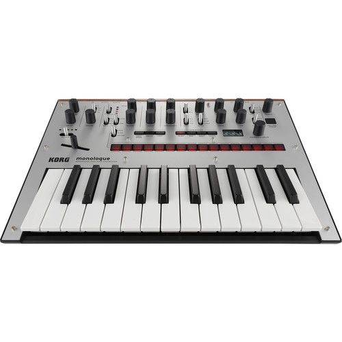  Korg Monologue Monophonic Analog Synthesizer (Silver)