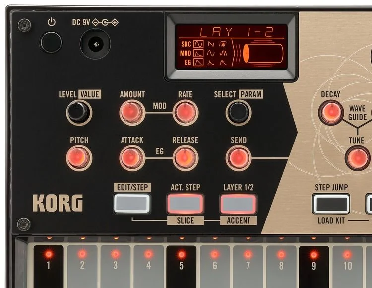  Korg Volca Drum Physical Modeling Drum Synthesizer Demo