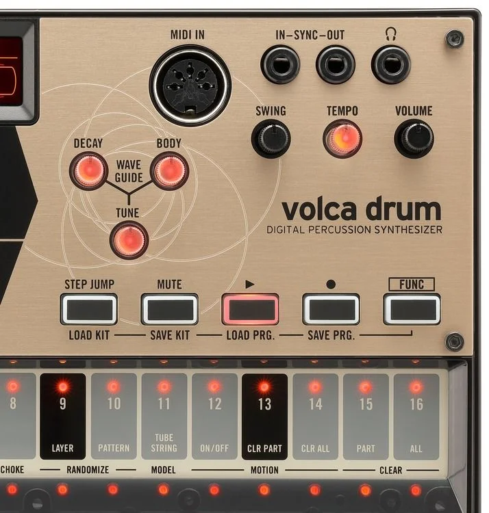  Korg Volca Drum Physical Modeling Drum Synthesizer Demo