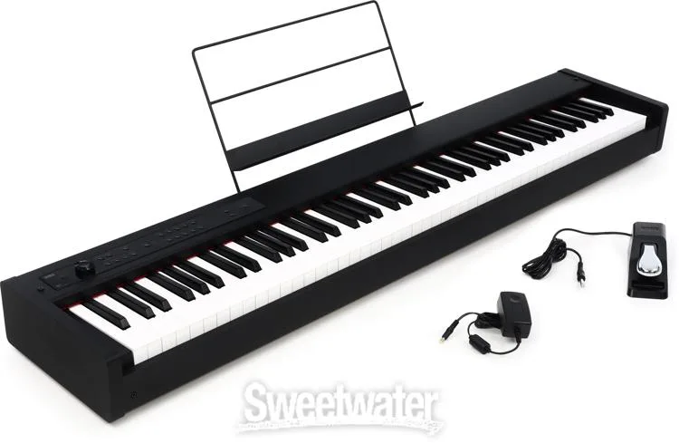  Korg D1 88-key Stage Piano / Controller (Black) Demo