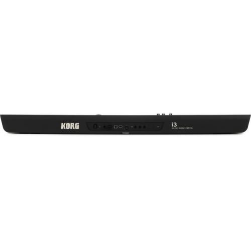  Korg i3 Arranger Keyboard Stage Bundle - Matte Black