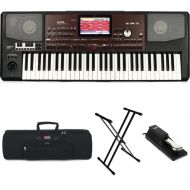 Korg Pa700 Oriental 61-key Arranger Workstation Stage Bundle