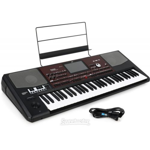  Korg Pa700 Oriental 61-key Arranger Workstation Stage Bundle