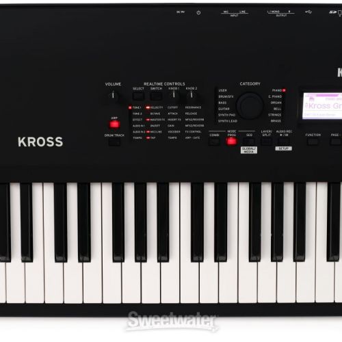  Korg Kross 2-88-MB 88-key Synthesizer Workstation - Super Matte Black Demo