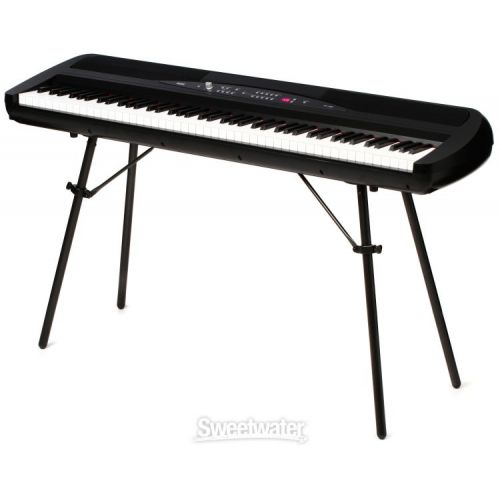  Korg SP-280 Digital Piano with Speakers - Black