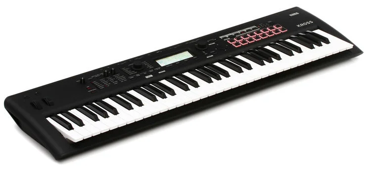  Korg Kross 2-61-MB 61-key Synthesizer Workstation - Super Matte Black