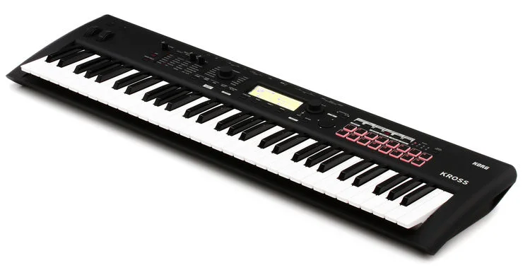  Korg Kross 2-61-MB 61-key Synthesizer Workstation - Super Matte Black