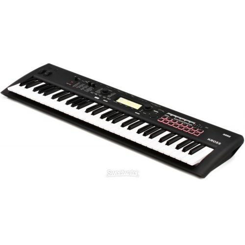  Korg Kross 2-61-MB 61-key Synthesizer Workstation - Super Matte Black