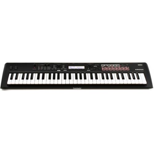  Korg Kross 2-61-MB 61-key Synthesizer Workstation - Super Matte Black