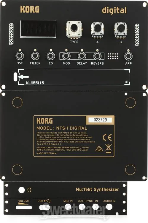  Korg Nu:tekt NTS-1 DIY Synthesizer Kit