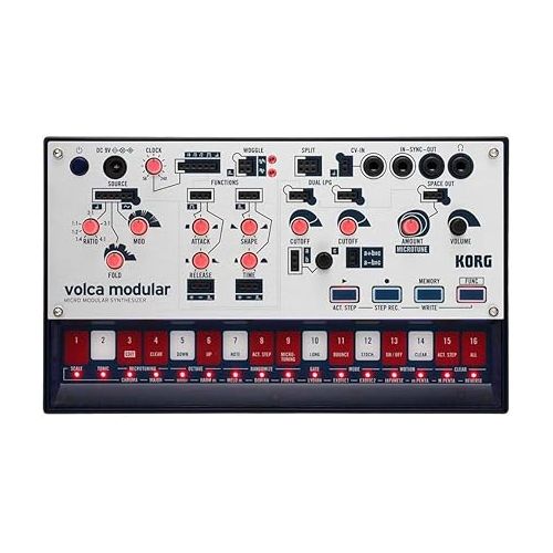  Korg Volca Modular Semi-Modular Analog Synthesizer and 16-Step Sequencer (Open Box)