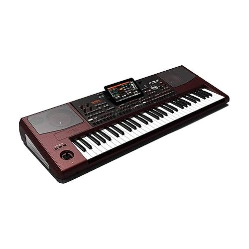  Korg PA1000 Professional Arranger Keyboard Bundle with Knox Bench, Stand, Sustain Pedal and Studio Headphones (5 items)