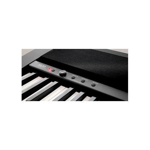  Korg XE20 Digital Ensemble Piano Bundle with Adjustable Stand, Bench, Power Supply, Damper Pedal, Keyboard Cover, Instructional Book, Austin Bazaar Instructional DVD, and Polishing Cloth