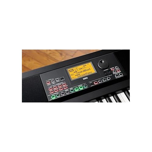  Korg XE20 Digital Ensemble Piano Bundle with Adjustable Stand, Bench, Power Supply, Damper Pedal, Keyboard Cover, Instructional Book, Austin Bazaar Instructional DVD, and Polishing Cloth