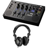 Korg Volca Mix 4-Channel Analog Performance Mixer with H&A Closed-Back Studio Monitor Headphones