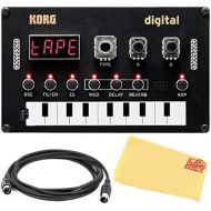 Korg Nu:tekt NTS-1 Programmable Synthesizer Kit Bundle with MIDI Cable and Austin Bazaar Polishing Cloth