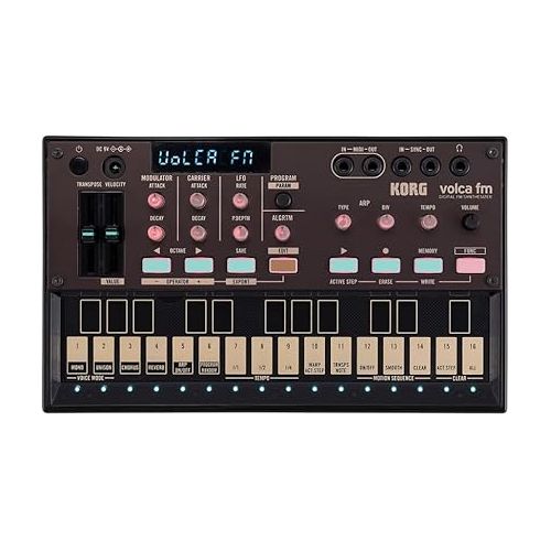  Korg Volca FM2 Digital FM Synthesizer - Bundle with Power Adapter