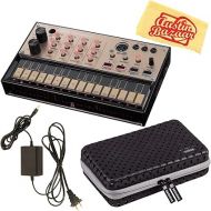 Korg Volca Keys Analogue Loop Synth Bundle with Case, Power Supply, and Austin Bazaar Polishing Cloth