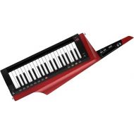 Korg RK-100S 2 37-Keys Keytar Controller Keyboard and Modeling Synthesizer, Translucent Red