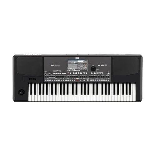  Korg PA600 61-Key Professional Arranger Keyboard with Knox Bench, Pedal and Accessory Bundle